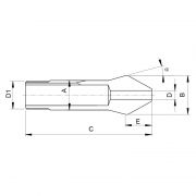 W-Type Tapered Ext Nose Collet